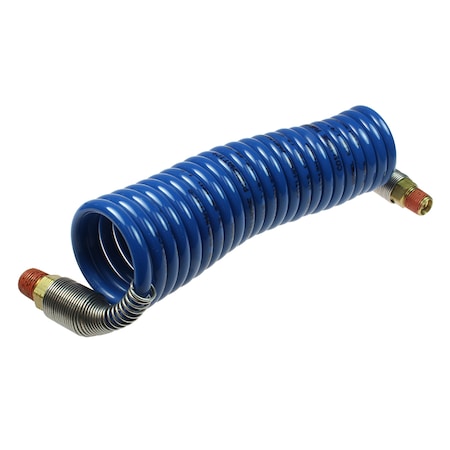 Coilhose Pneumatics Nylon Coil 1/8" ID x 5 ' 1/8" MPT Swivel N18-5B